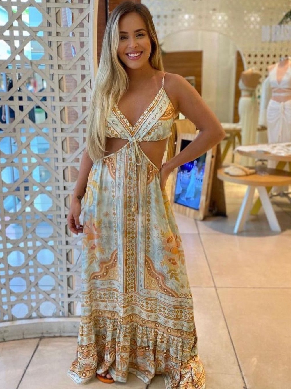 FARM Rio Maragogi Maxi Dress